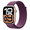 Apple Watch S10 46mm Rose Gold Sport Loop Plum, Для других стран AW10-51